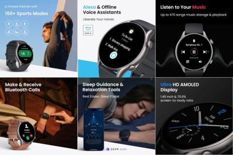 The Amazfit GTR 4 New Version smartwatch with an updated design has been introduced