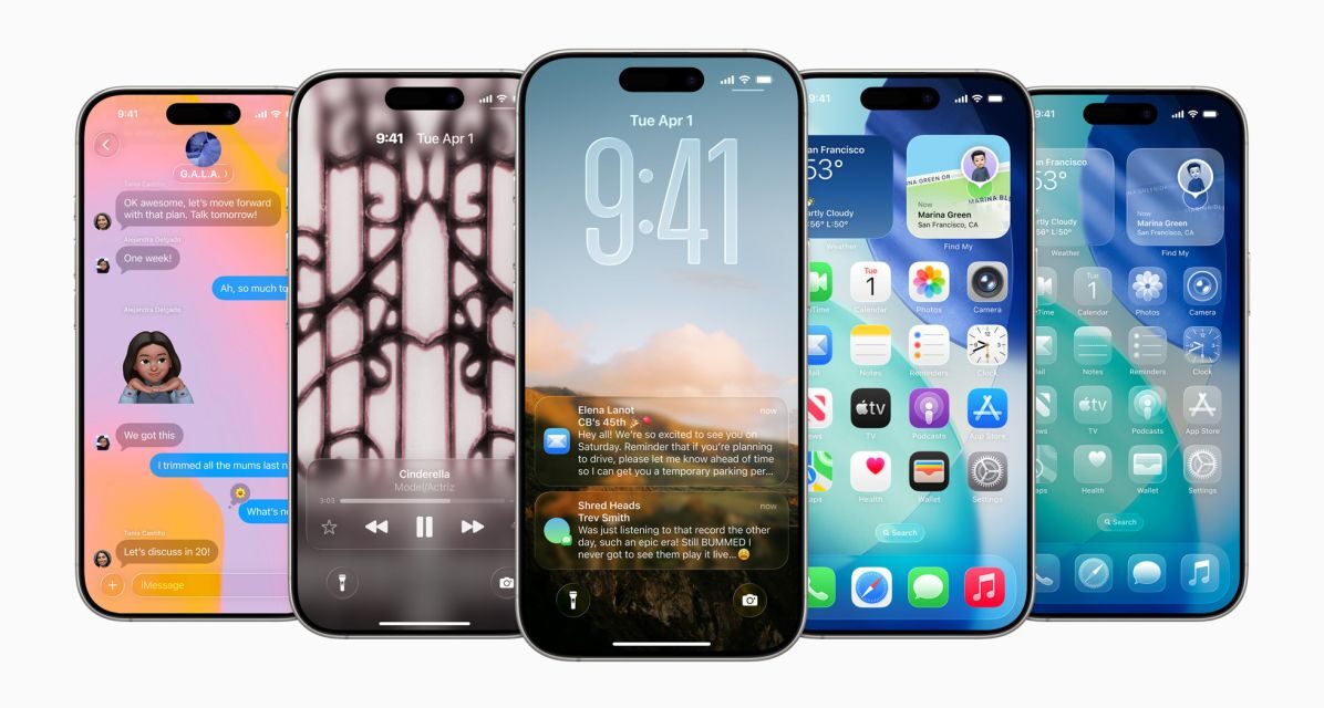 Apple showed at WWDC 2025.Glass is everywhere.